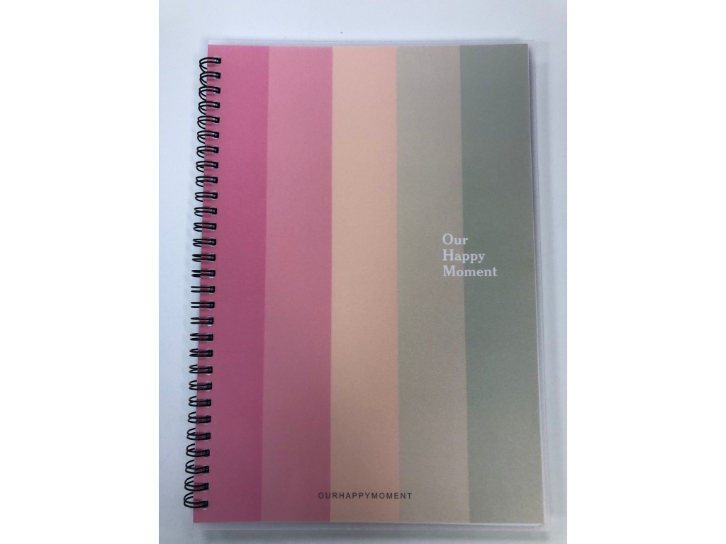 CUADERNO HAPPY MOMENT TAPA TRANSPARENTE