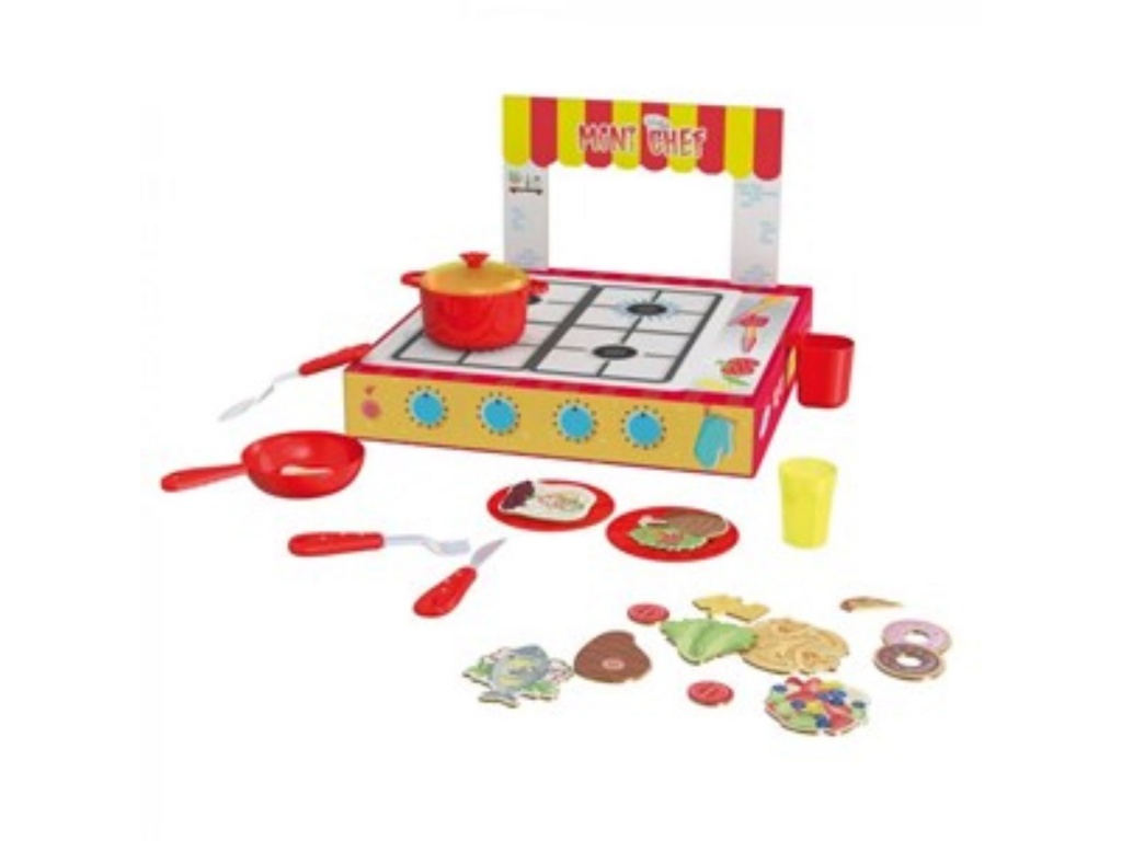 SET COCINA 15 PZAS PLASTICO + 18MADERA