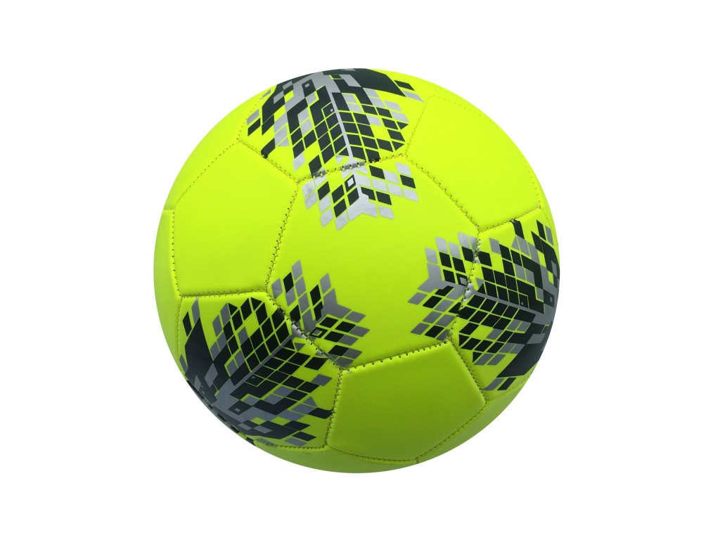 PELOTA DE FUTBOL N5 COSIDA FLUO