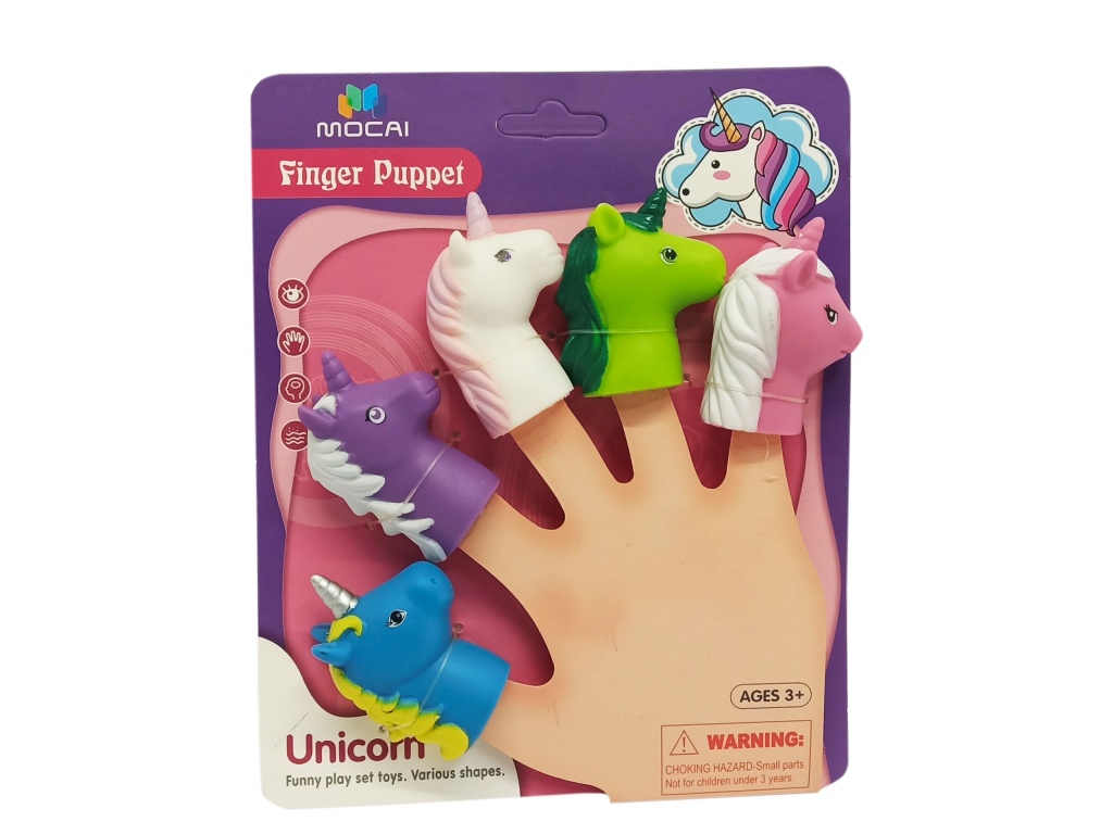 TITERE DE GOMA X 5 UNICORNIOS
