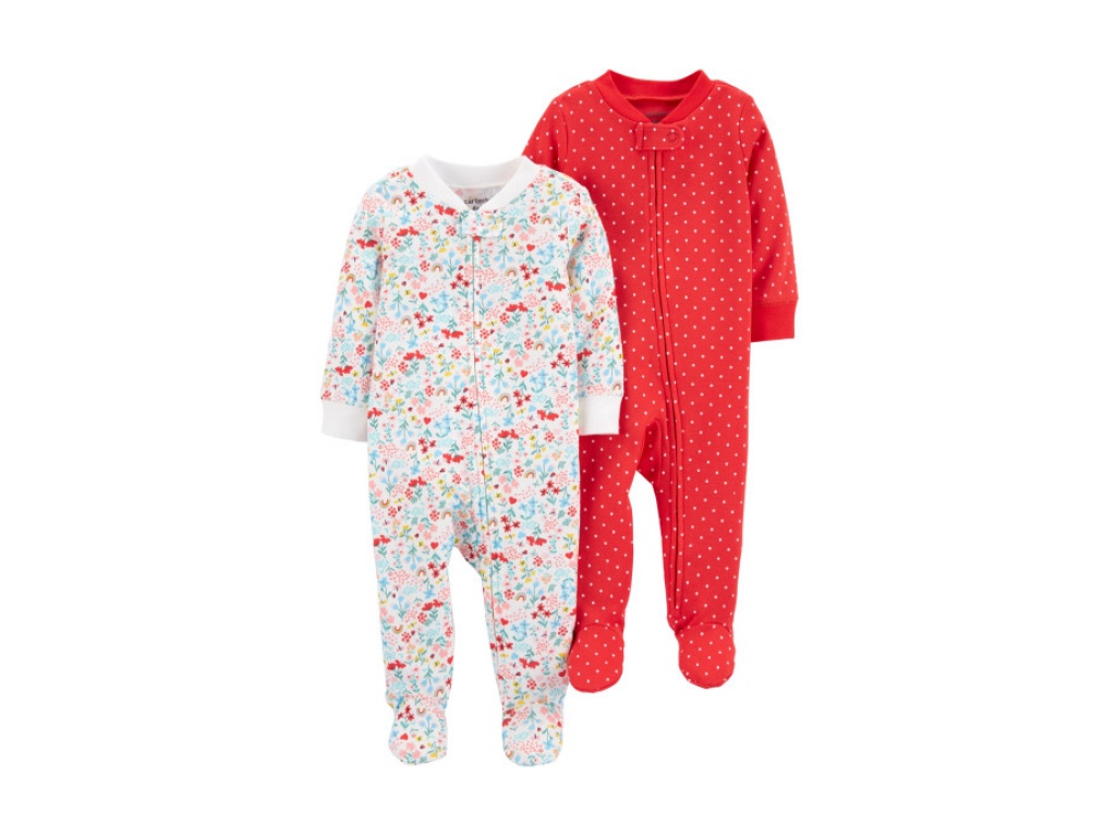 PACK 2 PIJAMAS CON PIE CARTERS 3M