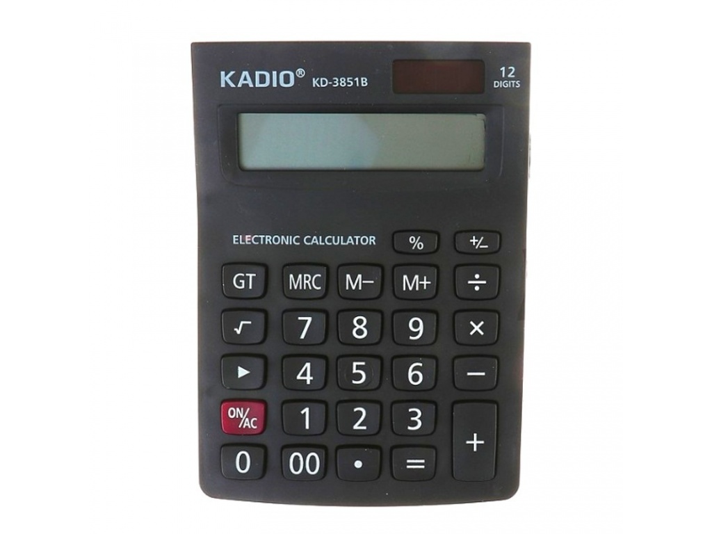 CALCULADORA KADIO 12 DEIGITOS  KD-3851B