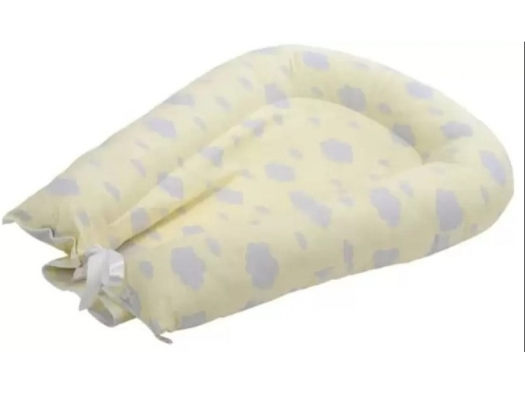 BABY JOY NIDO DE CONTENCION ALGODON AMARILLO NUBES