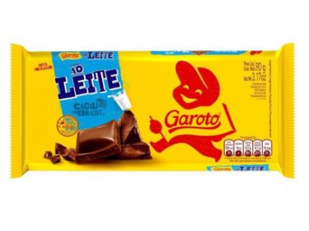 BARRA CHOCOLATE GAROTO LECHE