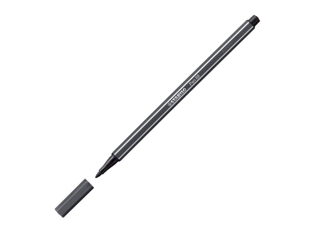 MARCADOR STABILO PEN 68 TRAZO GRUESO NEGRO