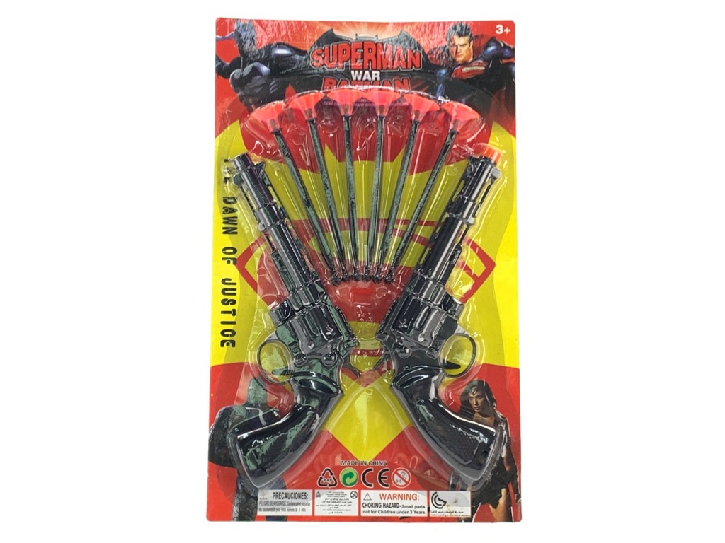 PISTOLA LANZA DARDOS X 2 BC