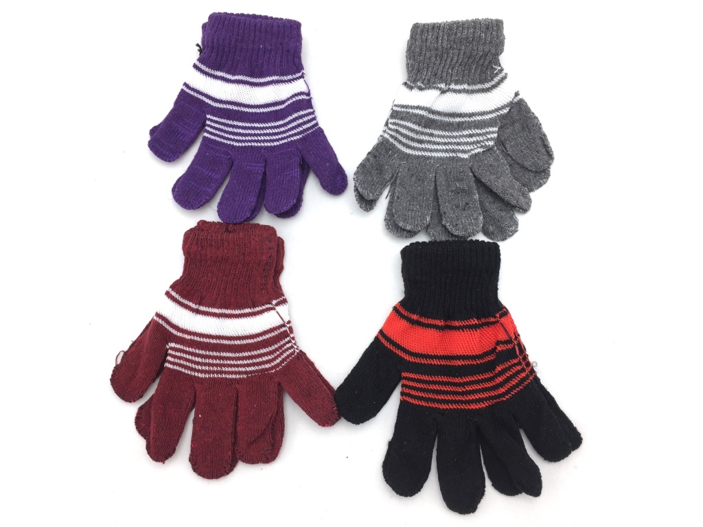 GUANTES NIO RAYADO BICOLOR