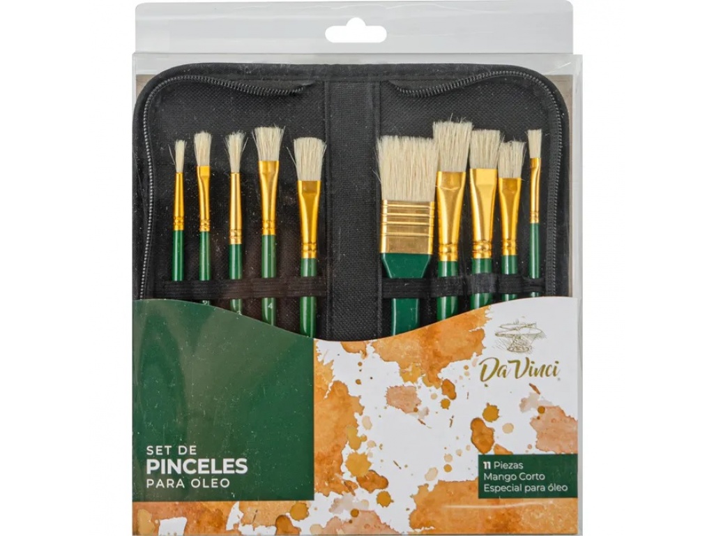 SET PINCELES DAVINCI 10 PC + E