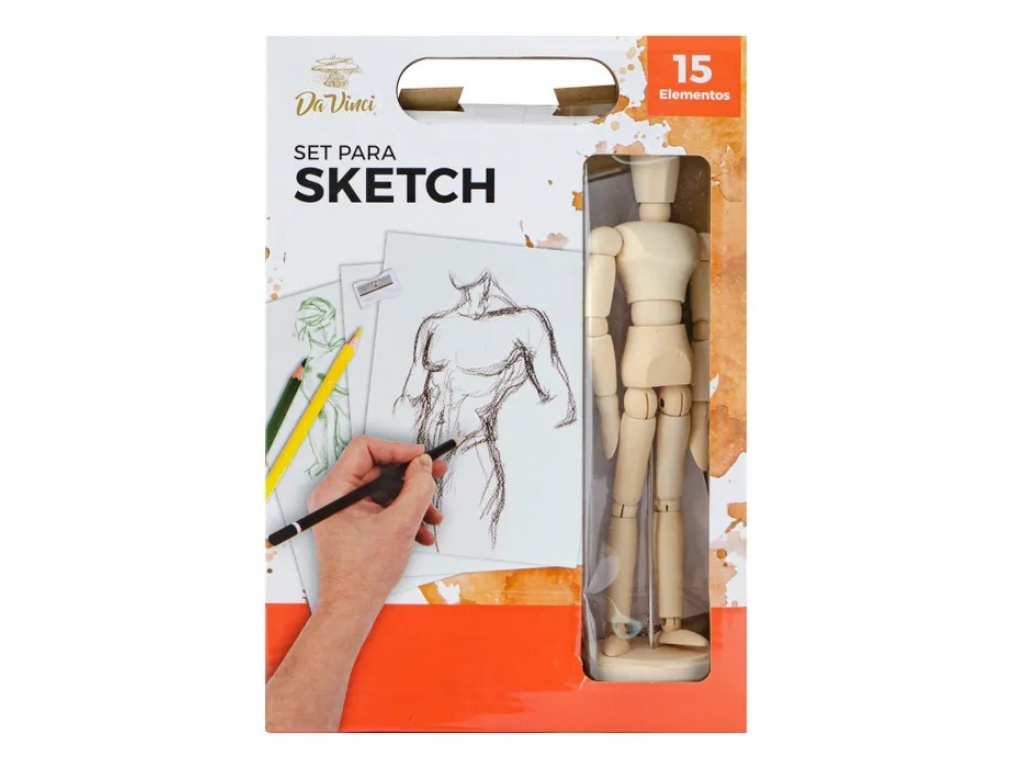 SET DAVINCI SKETCH 15 PCS A199