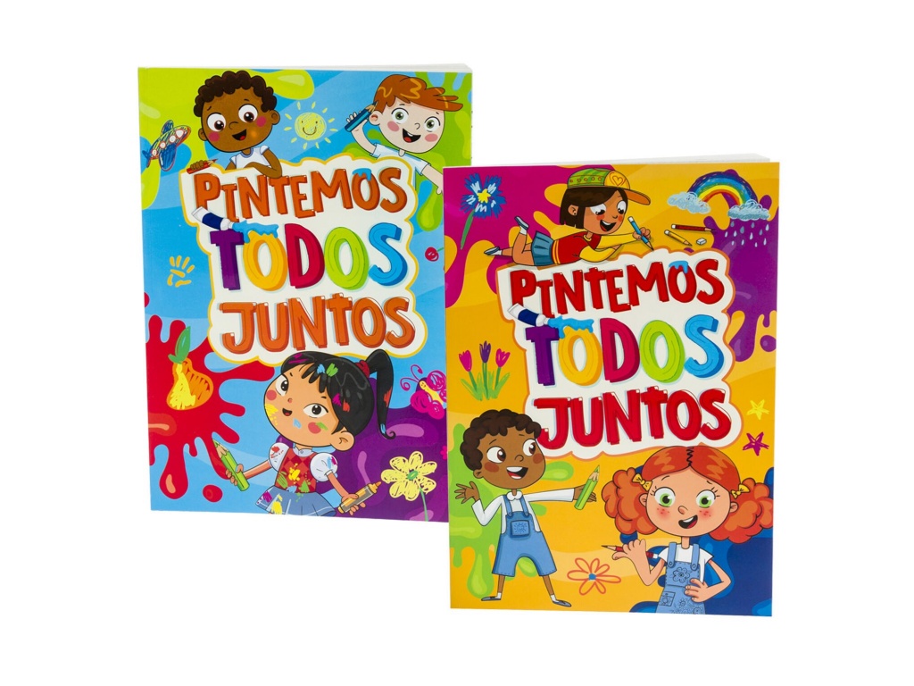 LIBRO COLOREAR TODOS JUNTOS 4034