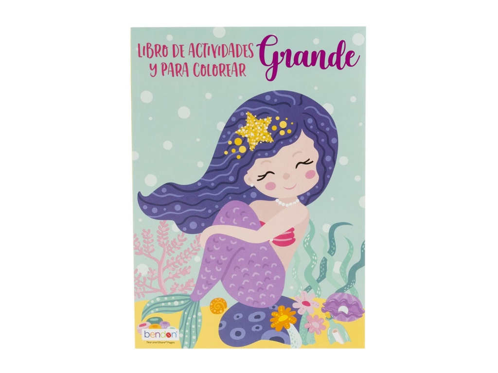 LIBRO COLOREAR ACTIVIDADES SIRENA 52799