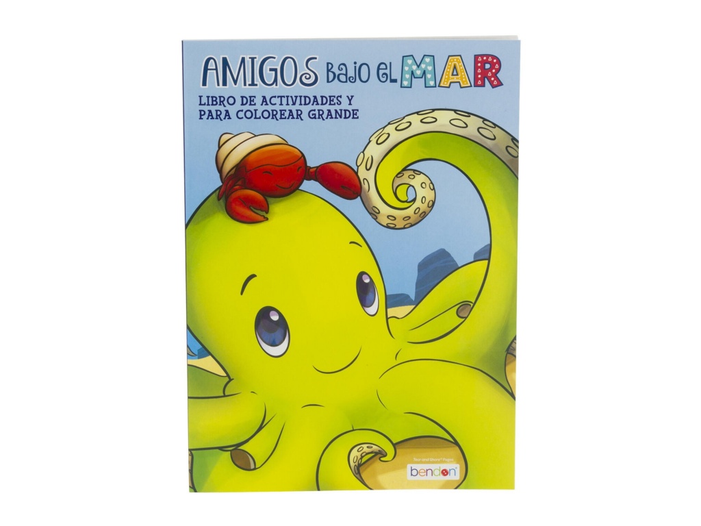 LIBRO COLOREAR ACTIVIDADES AMIGOS MAR 52795