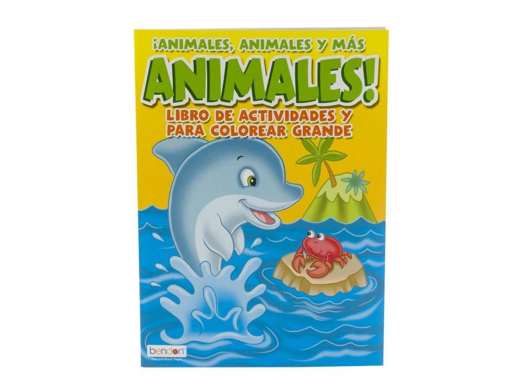 LIBRO COLOREAR ACTIVIDADES ANIMALES 52804