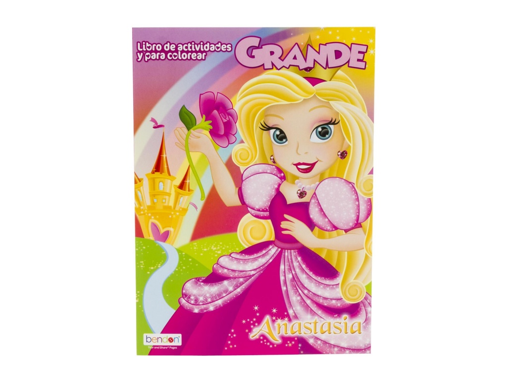 LIBRO COLOREAR ACTIVIDADES ANASTASIA 5278