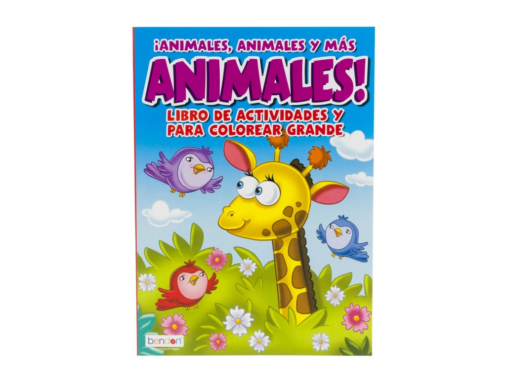 LIBRO COLOREAR ACTIVIDADES ANIMALES 52801