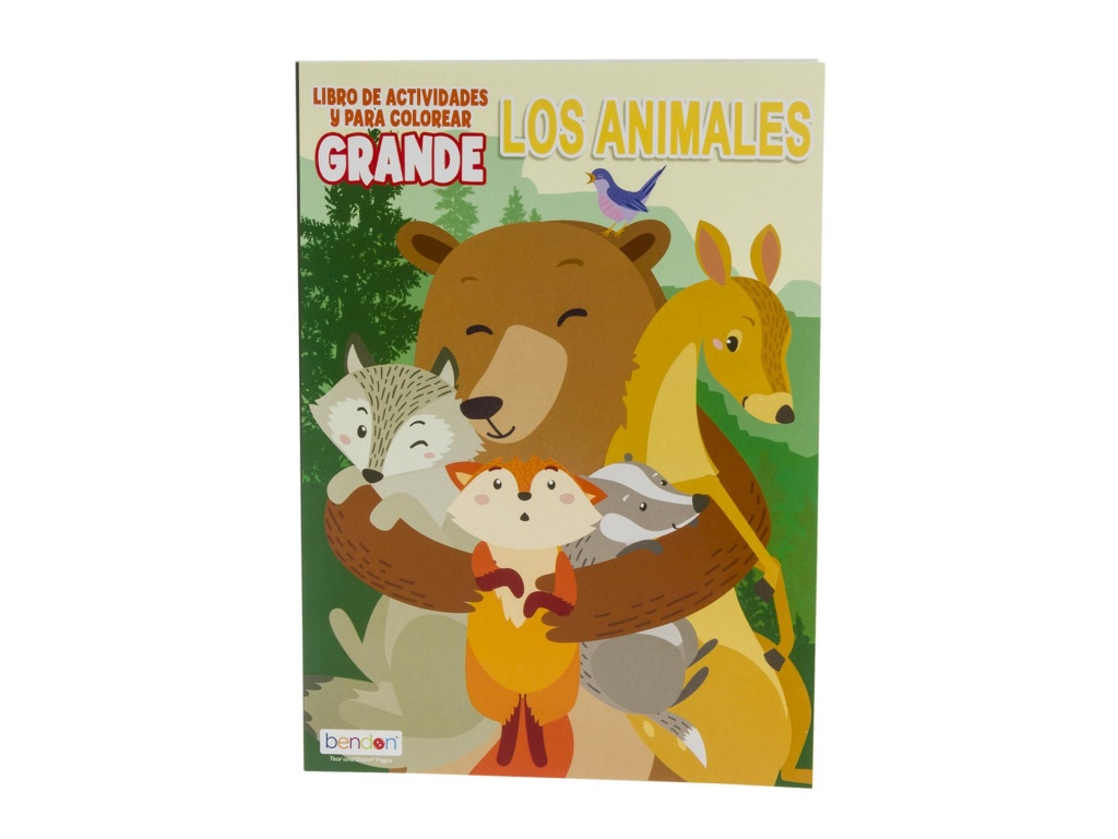 LIBRO COLOREAR ACTIVIDADES LOS ANIMALES 52803