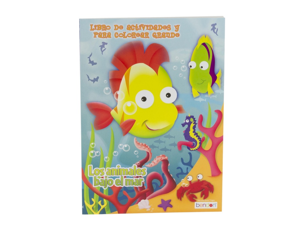 LIBRO COLOREAR ACTIVIDADES ANIMALES MAR 5279
