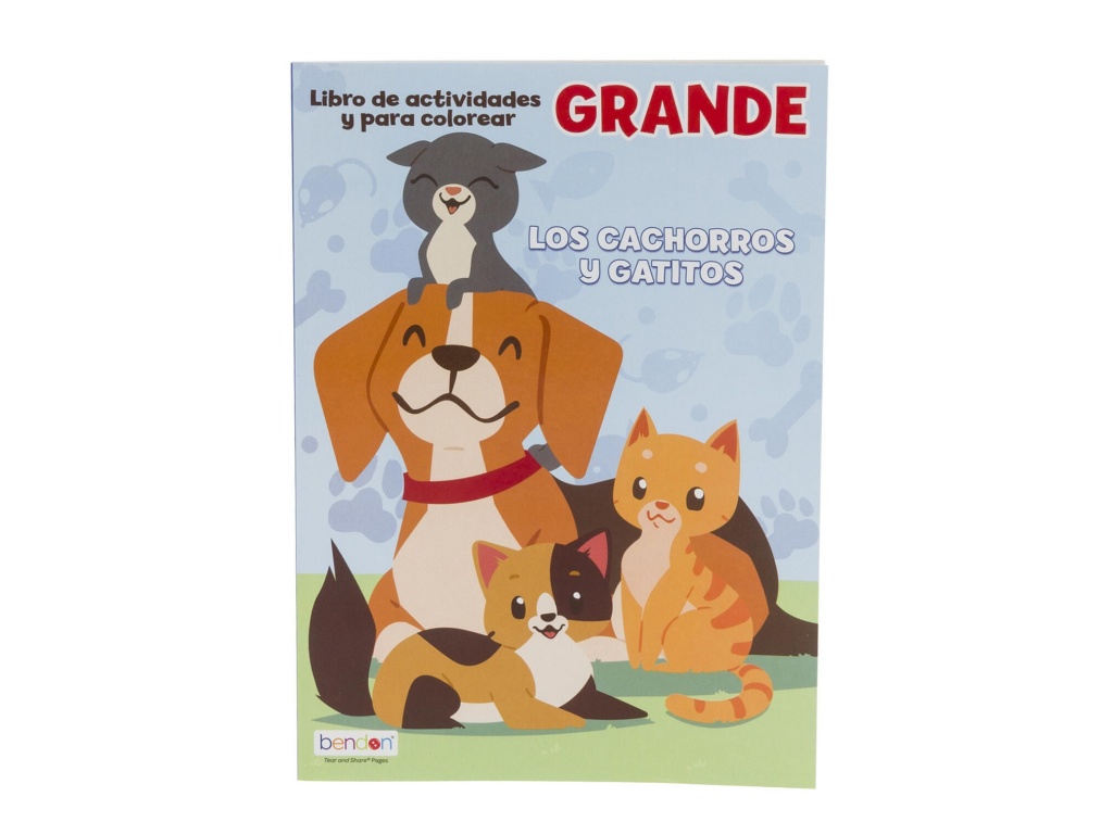 LIBRO COLOREAR ACTIVIDADES CACHORROS 52790