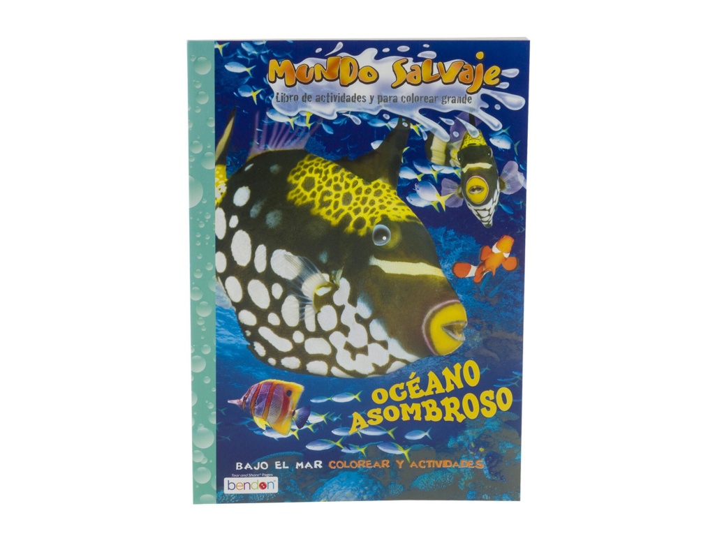 LIBRO COLOREAR ACTIVIDADES OCEANO 52798
