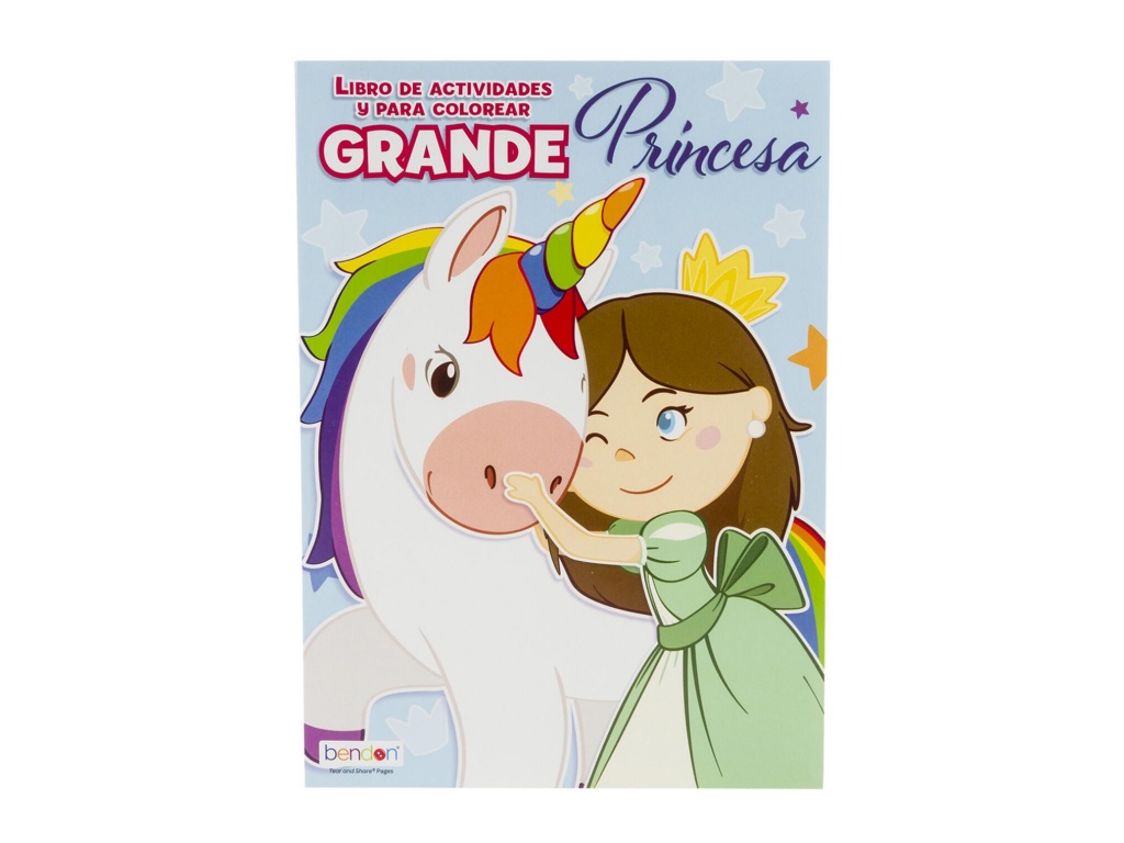 LIBRO COLOREAR ACTIVIDADES PRINCESA 52786