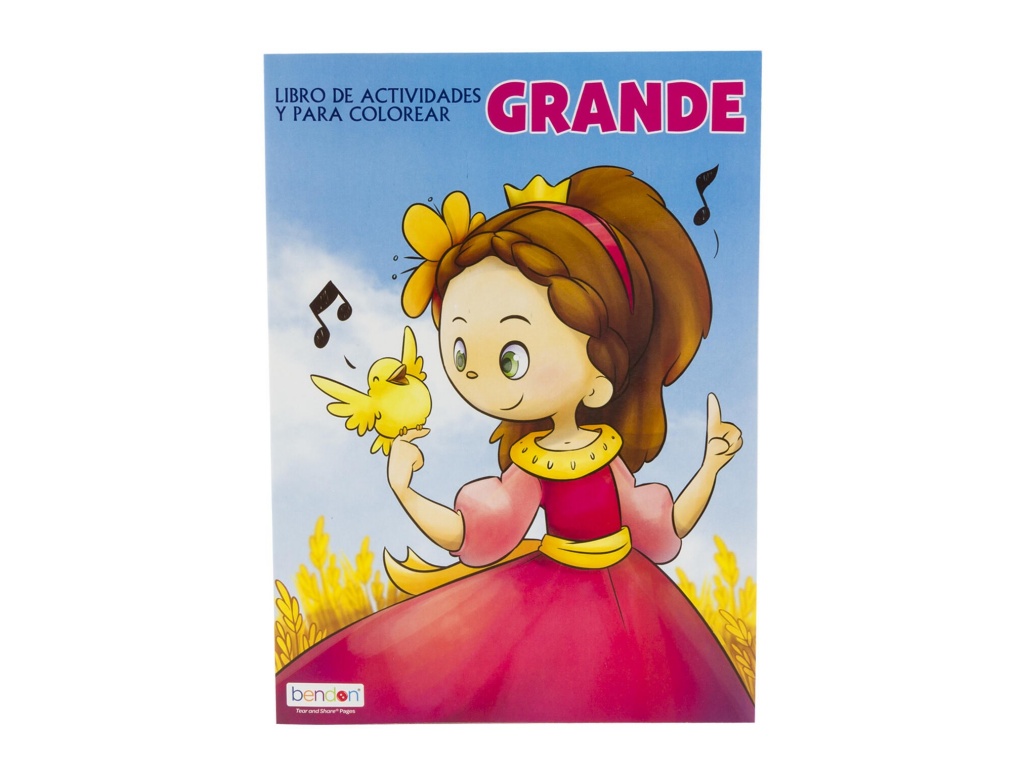 LIBRO COLOREAR ACTIVIDADES PRINCESA 52789