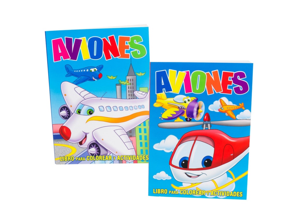 LIBRO COLOREAR AVIONES 4020