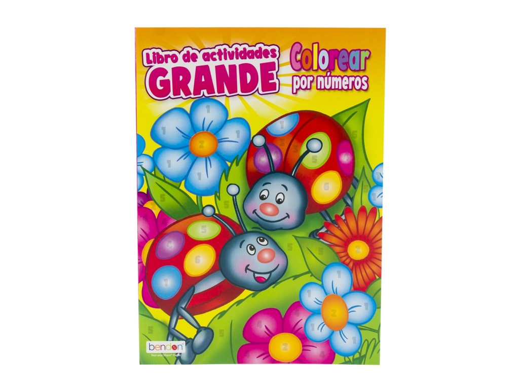 LIBRO COLOREAR COLOREAR POR NUMEROS 52813