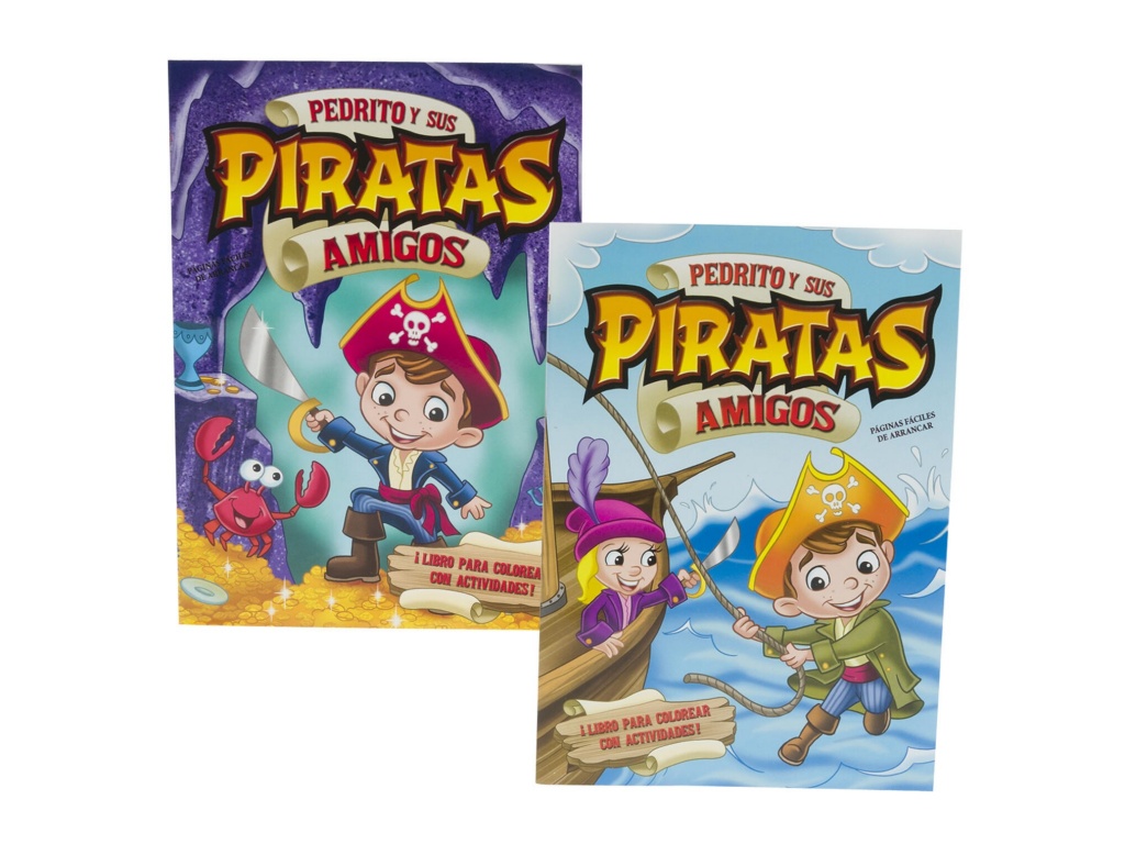 LIBRO COLOREAR PIRATAS 4015