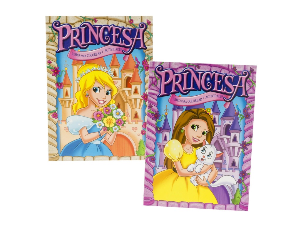 LIBRO COLOREAR PRINCESAS 4005