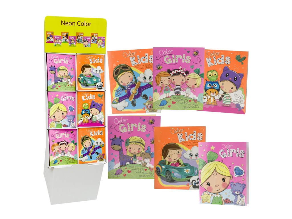 LIBRO COLOREAR COLOR GIRLS 7800 7801      810056727819