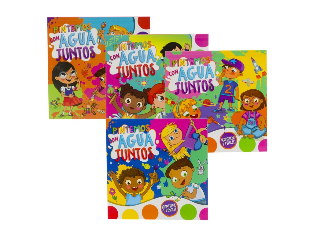 LIBRO COLOREAR PINTEMOS CON AGUA 7809