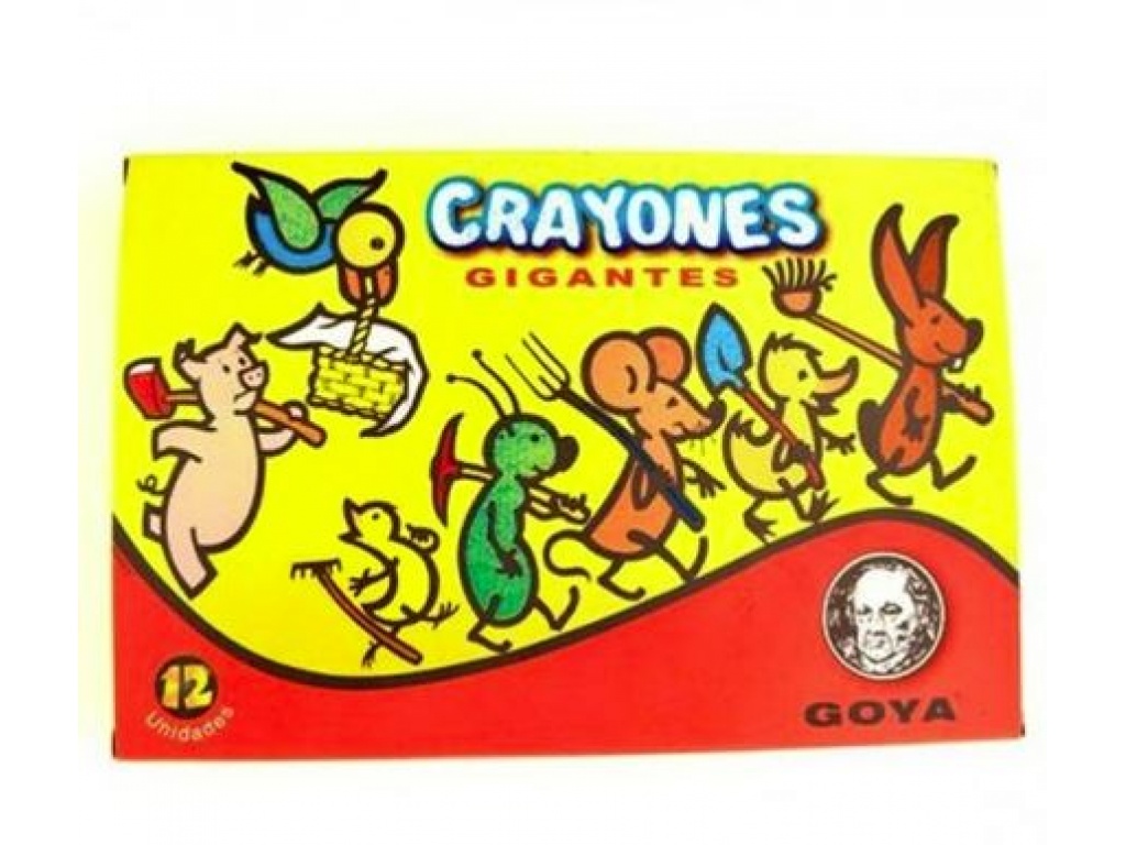 Goya Crayolas 12 Colores