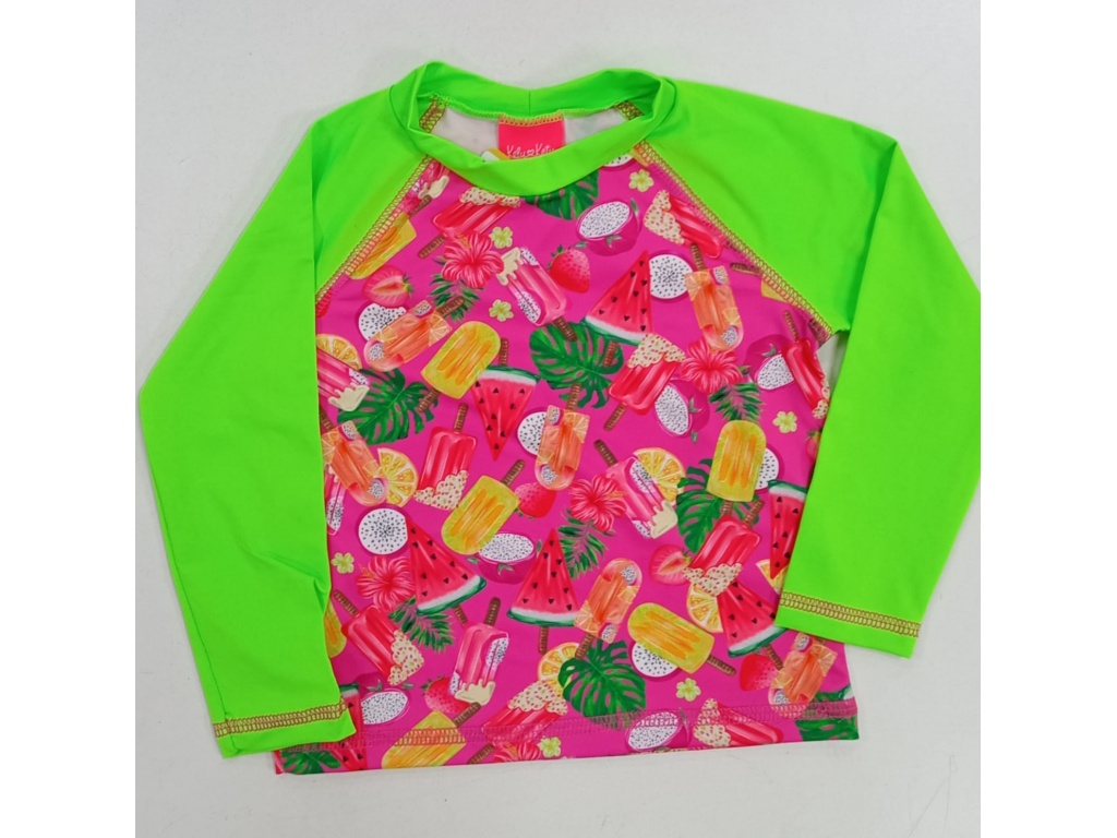 REMERA MANGA LARGA UV+50 EST FRUTAS T1