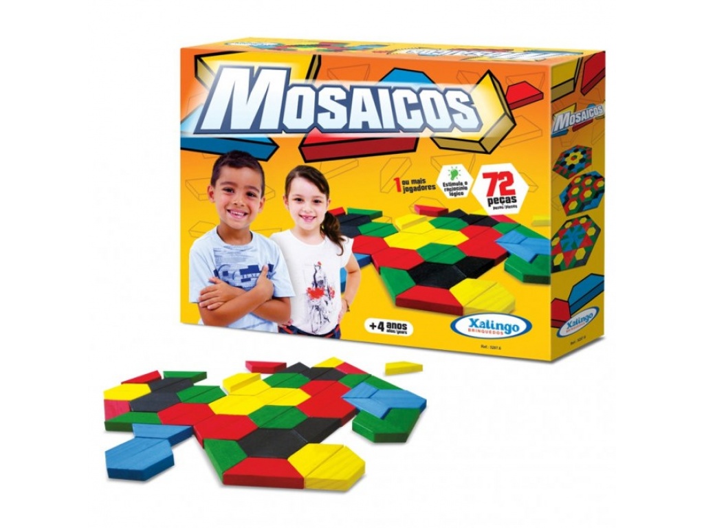 BLOCKS MADERA 72 PZAS MOSAICO