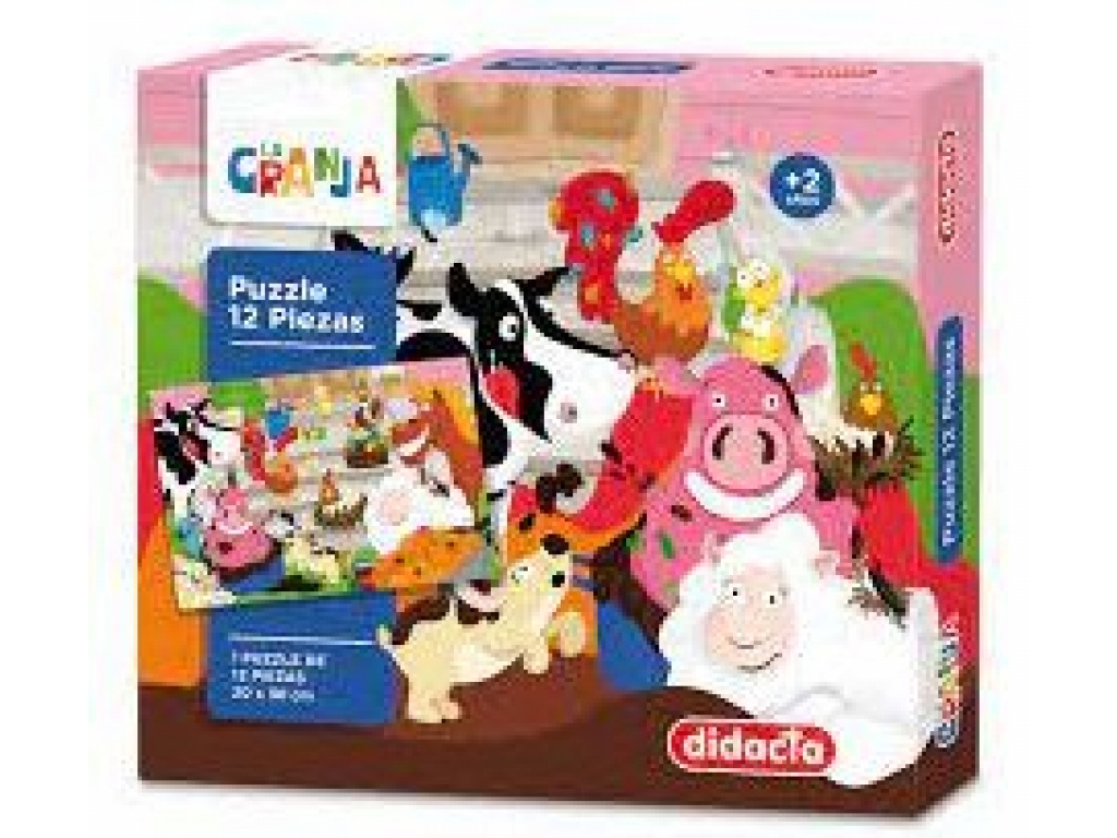 DIDACTA PUZZLE 12 PCS LSA GRANJA