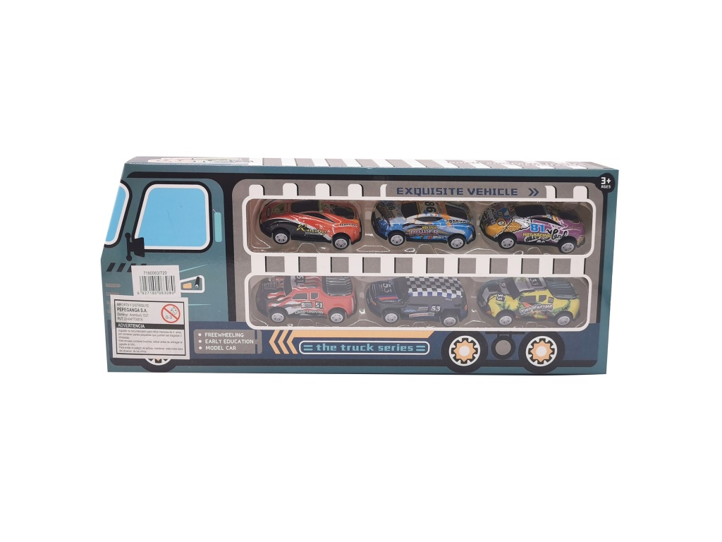 AUTOS METAL X 6 EN CAJA