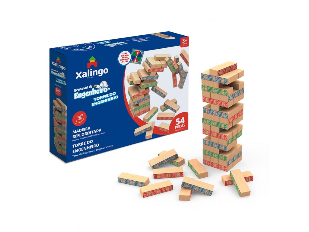 JUEGO MESA TORRE DE MADERAS XALINGO
