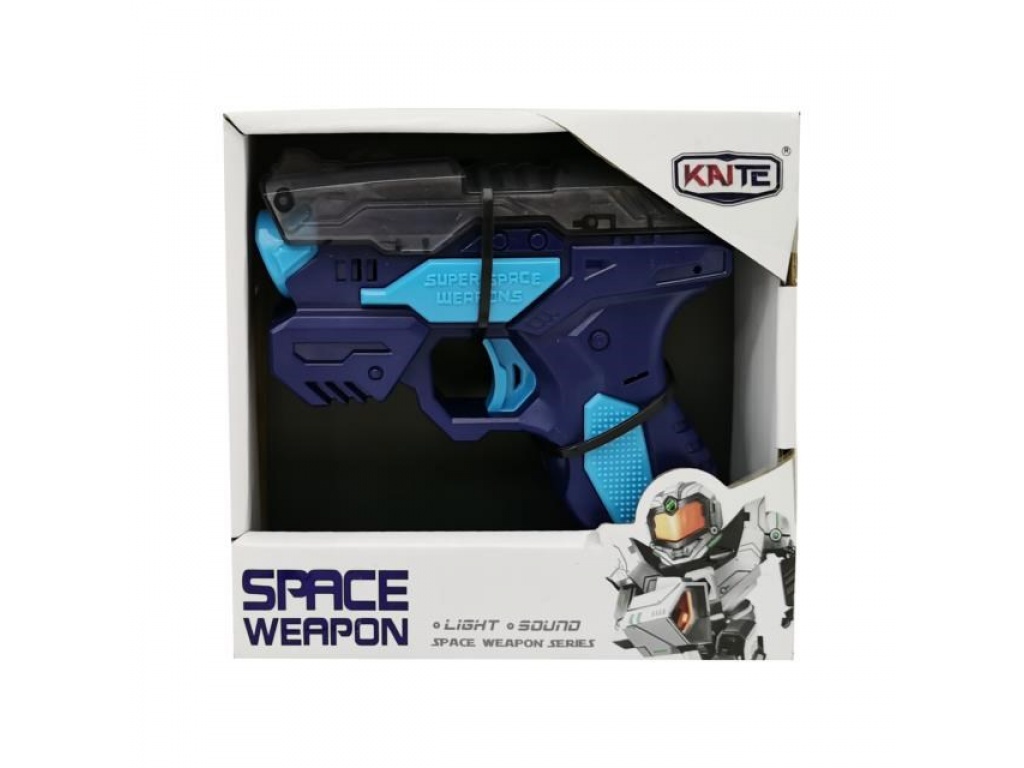PISTOLA CON LUZ Y SONIDO 2AA CAJA