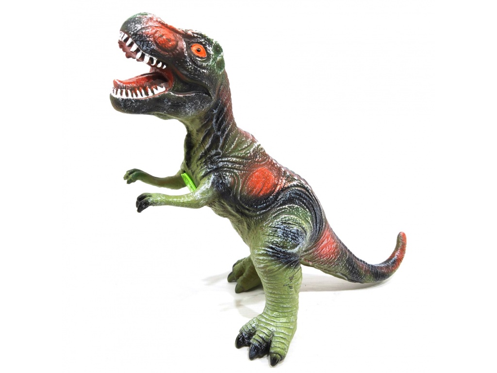 DINOSAURIO GOMA CON LUZ SONIDO TIRANO
