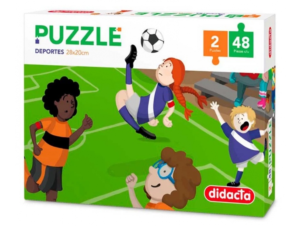 DUDACTA PUZZLE DEPORTES 2 X 48