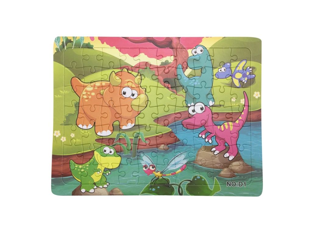 PUZZLE CARTON 70PZAS DINOSAURIOS