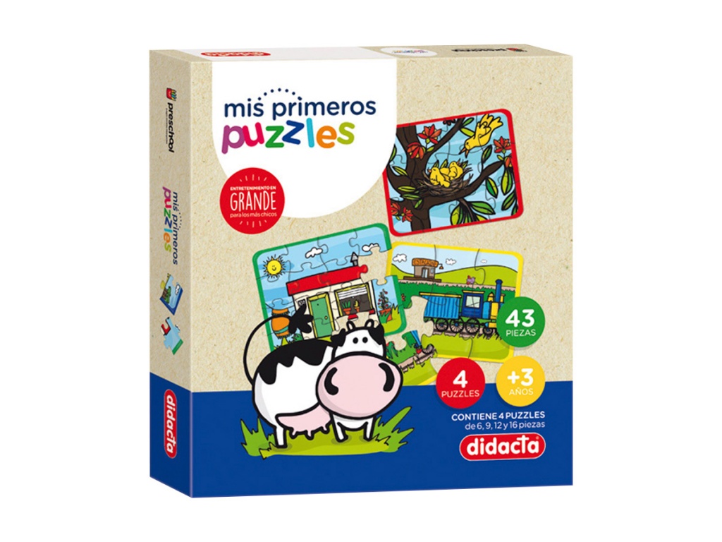 Juego de Mesa Mis Primeros Puzzles Didacta