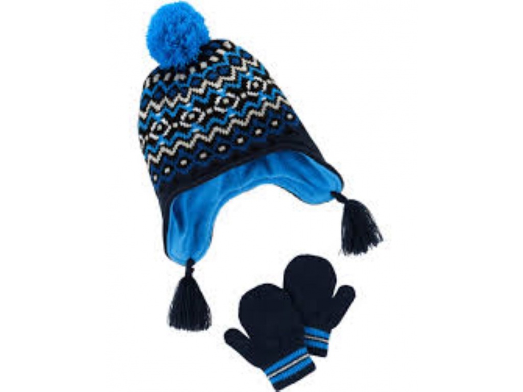 Set Gorro y Guantes tejido Carters 2T4T