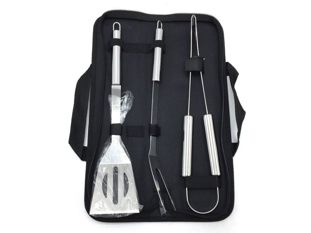 SET PARRILLA X 3 EN ESTUCHE CON ASAS