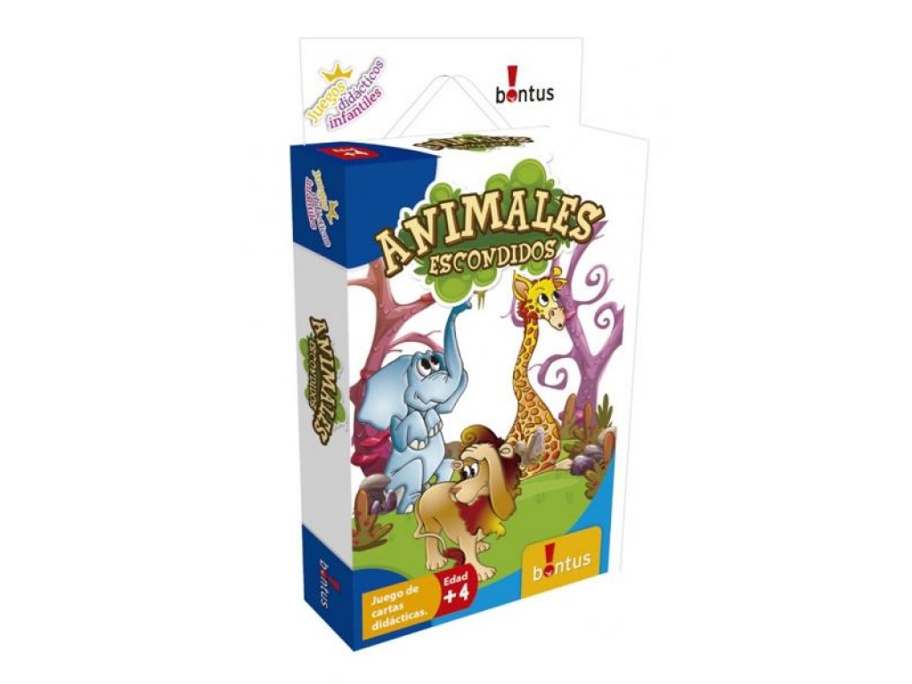 CARTAS INFANTILES ANIMALES ESCONDIDOS