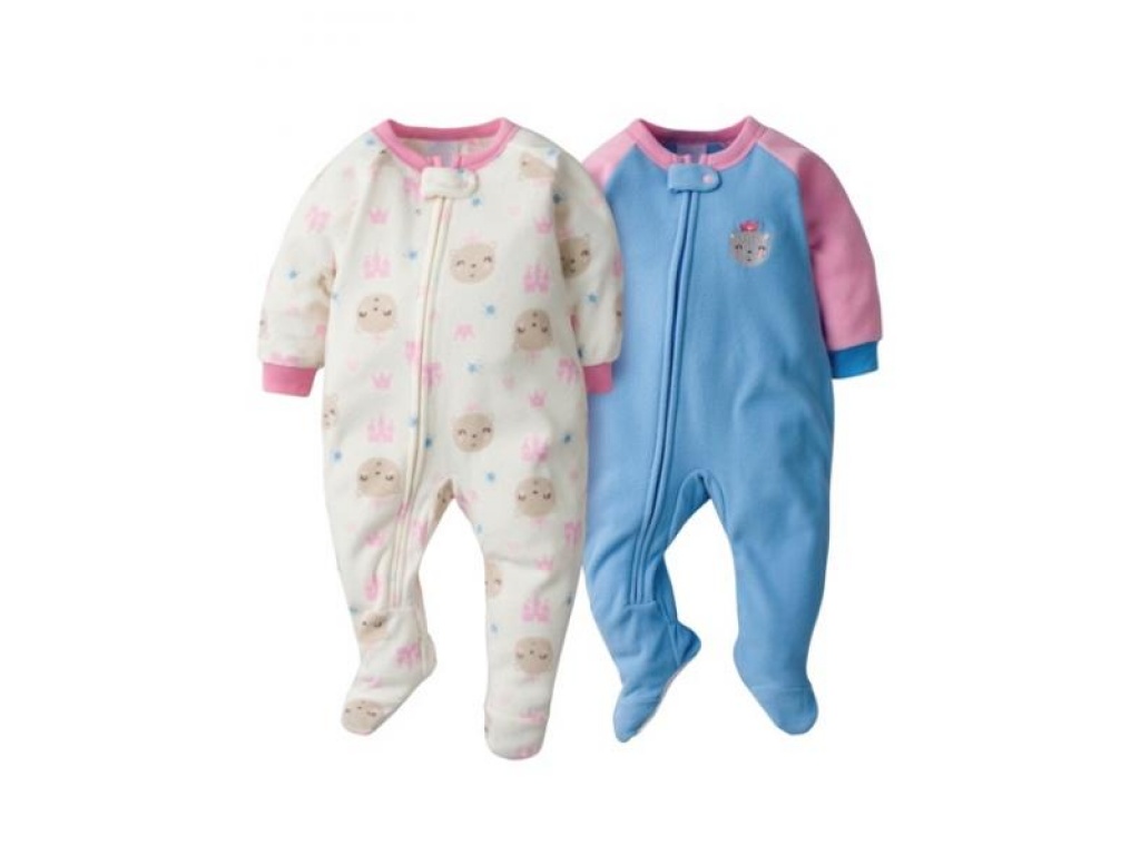 ENTERITOS ML POLAR CON PIE PRINCESAS SET 2 GERBER 3-6M