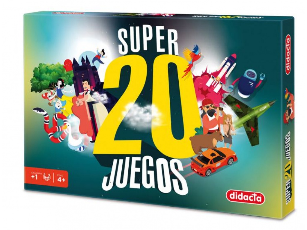 Juego de Mesa Super 20 Juegos Didacta