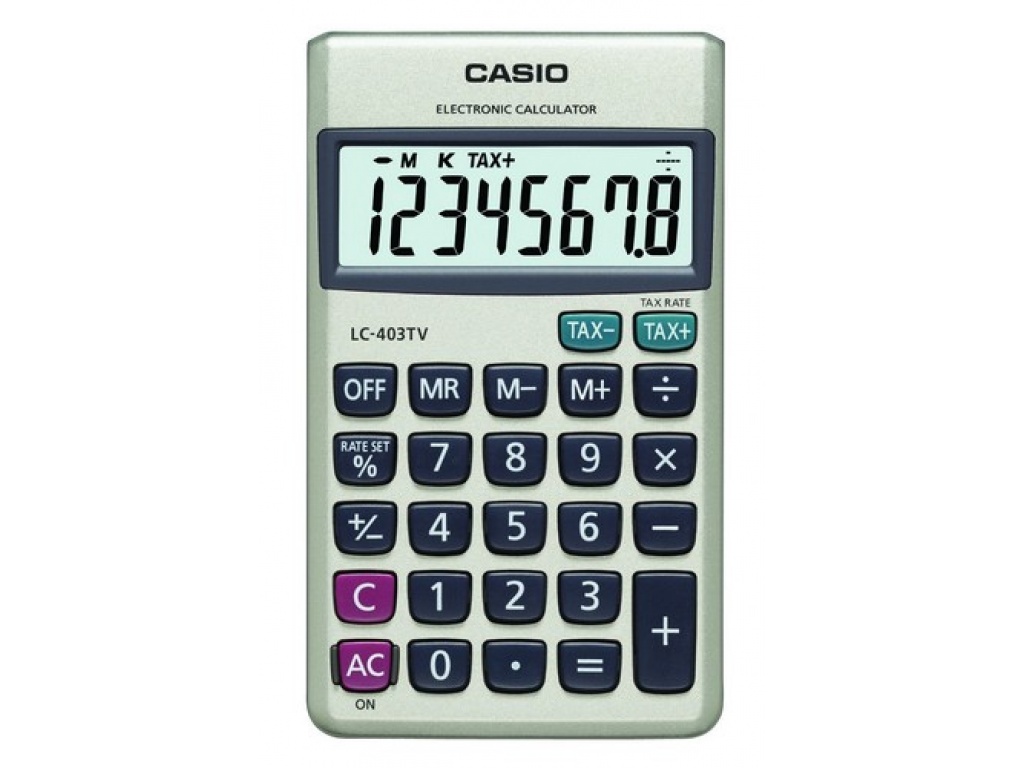 CALCULADORA CASIO BOLSILLO LC-403