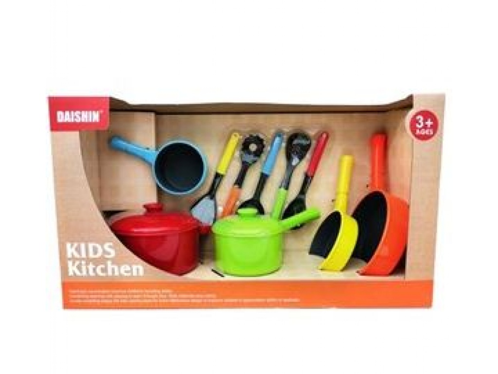 SET COCINA 10 PCS PLASTICO EN CAJA 0124