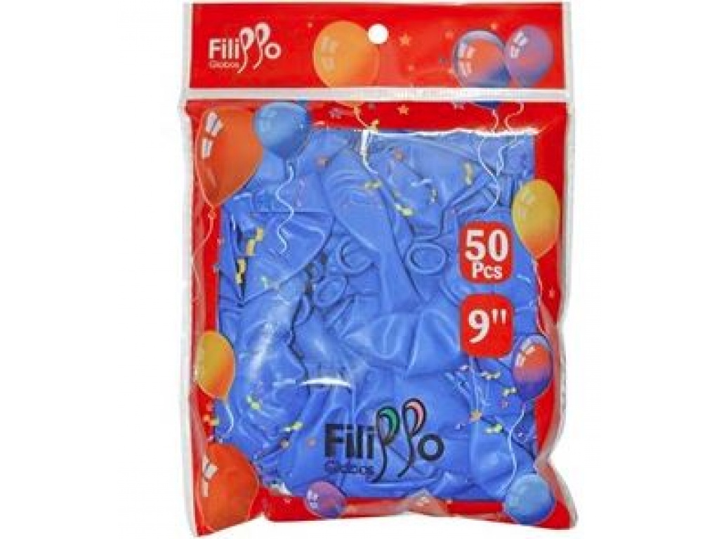 GLOBO 10 X 50 FILIPPO AZUL  R